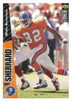 Mike Sherrard - Denver Broncos (NFL Football Card) 1996 Upper Deck Collector's Choice Update # U 157 Mint