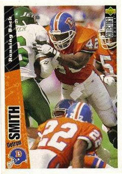 Detron Smith - Denver Broncos (NFL Football Card) 1996 Upper Deck Collector's Choice Update # U 169 Mint