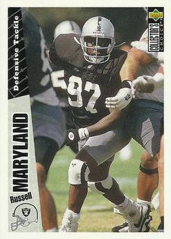 Russell Maryland - Oakland Raiders (NFL Football Card) 1996 Upper Deck Collector's Choice Update # U 172 Mint