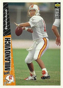 Scott Milanovich RC - Tampa Bay Buccaneers (NFL Football Card) 1996 Upper Deck Collector's Choice Update # U 173 Mint