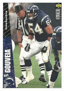 Kurt Gouveia - San Diego Chargers (NFL Football Card) 1996 Upper Deck Collector's Choice Update # U 176 Mint