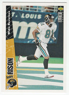 Andre Rison - Jacksonville Jaguars (NFL Football Card) 1996 Upper Deck Collector's Choice Update # U 177 Mint
