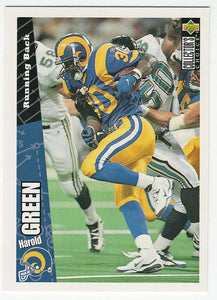 Harold Green - St. Louis Rams (NFL Football Card) 1996 Upper Deck Collector's Choice Update # U 178 Mint