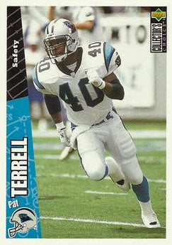 Pat Terrell - Carolina Panthers (NFL Football Card) 1996 Upper Deck Collector's Choice Update # U 184 Mint