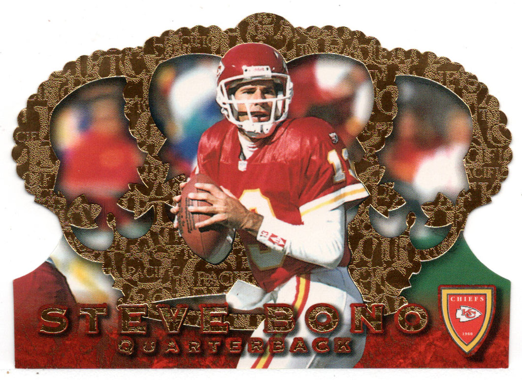 Steve Bono - Kansas City Chiefs (NFL Football Card) 1996 Pacific Crown Royale # CR 5 Mint