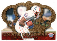 Chris Sanders - Houston Oilers (NFL Football Card) 1996 Pacific Crown Royale # CR 42 Mint