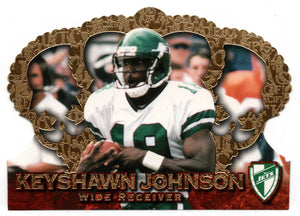 Keyshawn Johnson RC - New York Jets (NFL Football Card) 1996 Pacific Crown Royale # CR 49 Mint