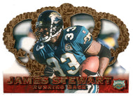James Stewart - Jacksonville Jaguars (NFL Football Card) 1996 Pacific Crown Royale # CR 62 Mint