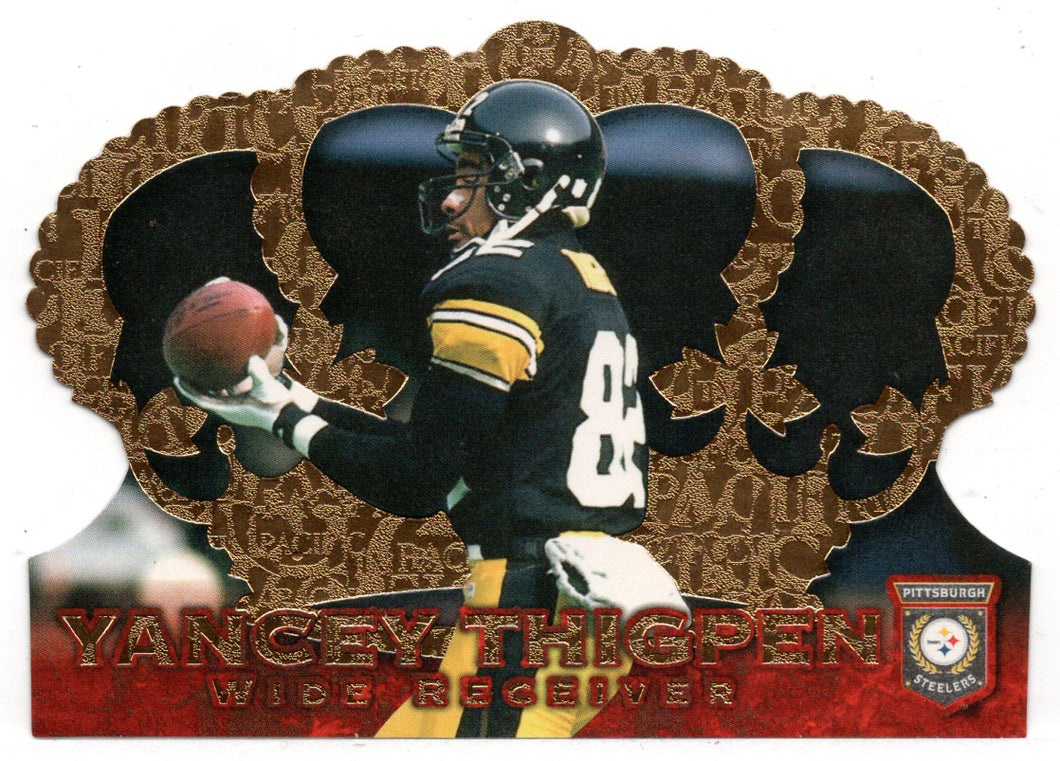 Yancey Thigpen - Pittsburgh Steelers (NFL Football Card) 1996 Pacific Crown Royale # CR 83 Mint