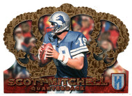 Scott Mitchell - Detroit Lions (NFL Football Card) 1996 Pacific Crown Royale # CR 86 Mint