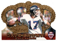 Dave Brown - New York Giants (NFL Football Card) 1996 Pacific Crown Royale # CR 121 Mint
