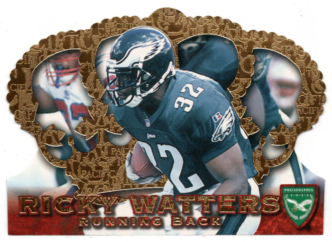 Ricky Watters - Philadelphia Eagles (NFL Football Card) 1996 Pacific Crown Royale # CR 130 Mint