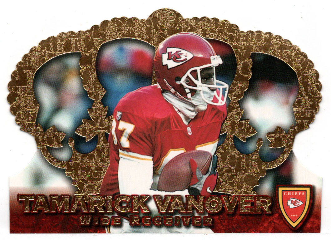 Tamarick Vanover - Kansas City Chiefs (NFL Football Card) 1996 Pacific Crown Royale # CR 136 Mint