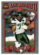 Lou Benfatti - New York Jets - Regime (NFL Football Card) 1996 Pacific Crown Royale # NR 16 NM/MT
