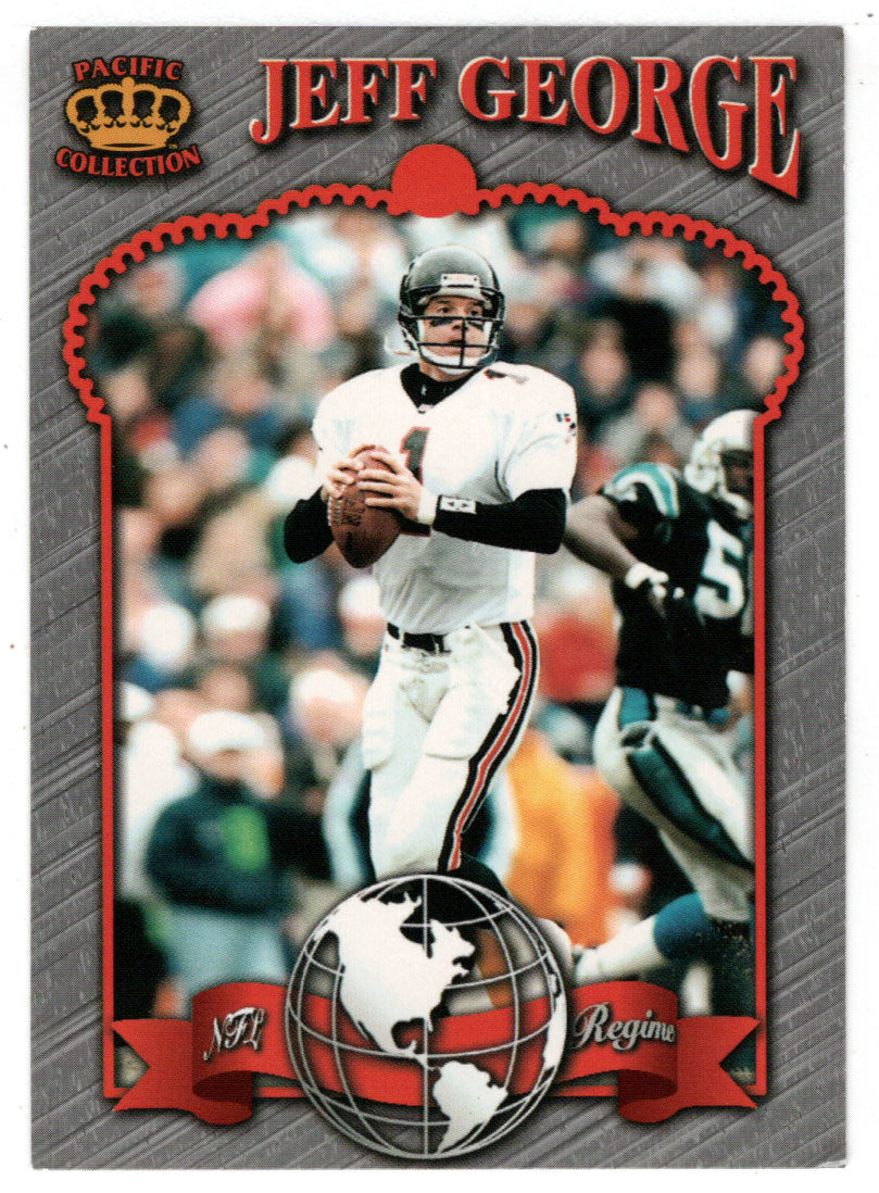 Jeff George - Atlanta Falcons - Regime (NFL Football Card) 1996 Pacific Crown Royale # NR 38 NM/MT