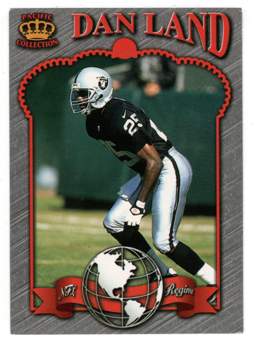 Dan Land - Oakland Raiders - Regime (NFL Football Card) 1996 Pacific Crown  Royale # NR 51 NM/MT