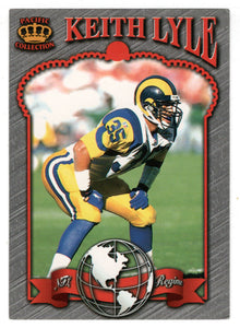 Keith Lyle - St. Louis Rams - Regime (NFL Football Card) 1996 Pacific Crown Royale # NR 54 NM/MT