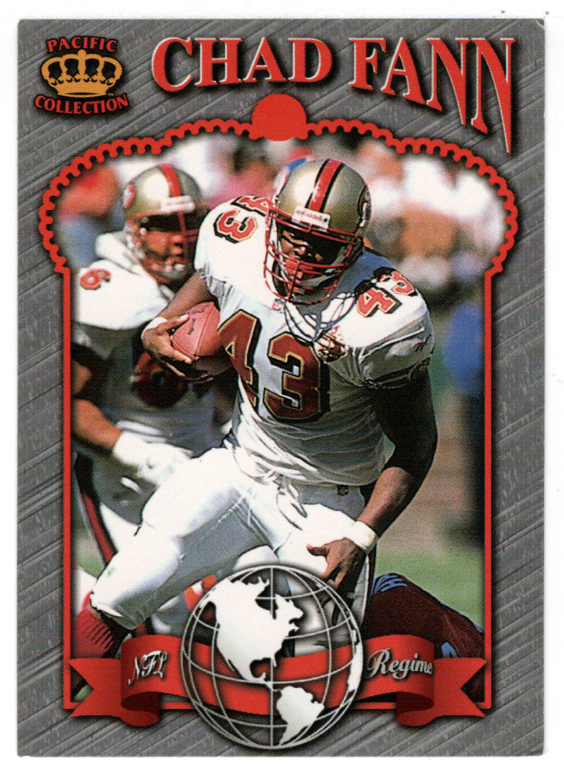 Chad Fann - San Francisco 49ers - Regime (NFL Football Card) 1996 Pacific Crown Royale # NR 109 NM/MT