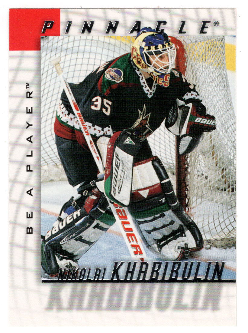 Nikolai Khabibulin - Phoenix Coyotes (NHL Hockey Card) 1997-98 Be A Player Pinnacle # 13 Mint