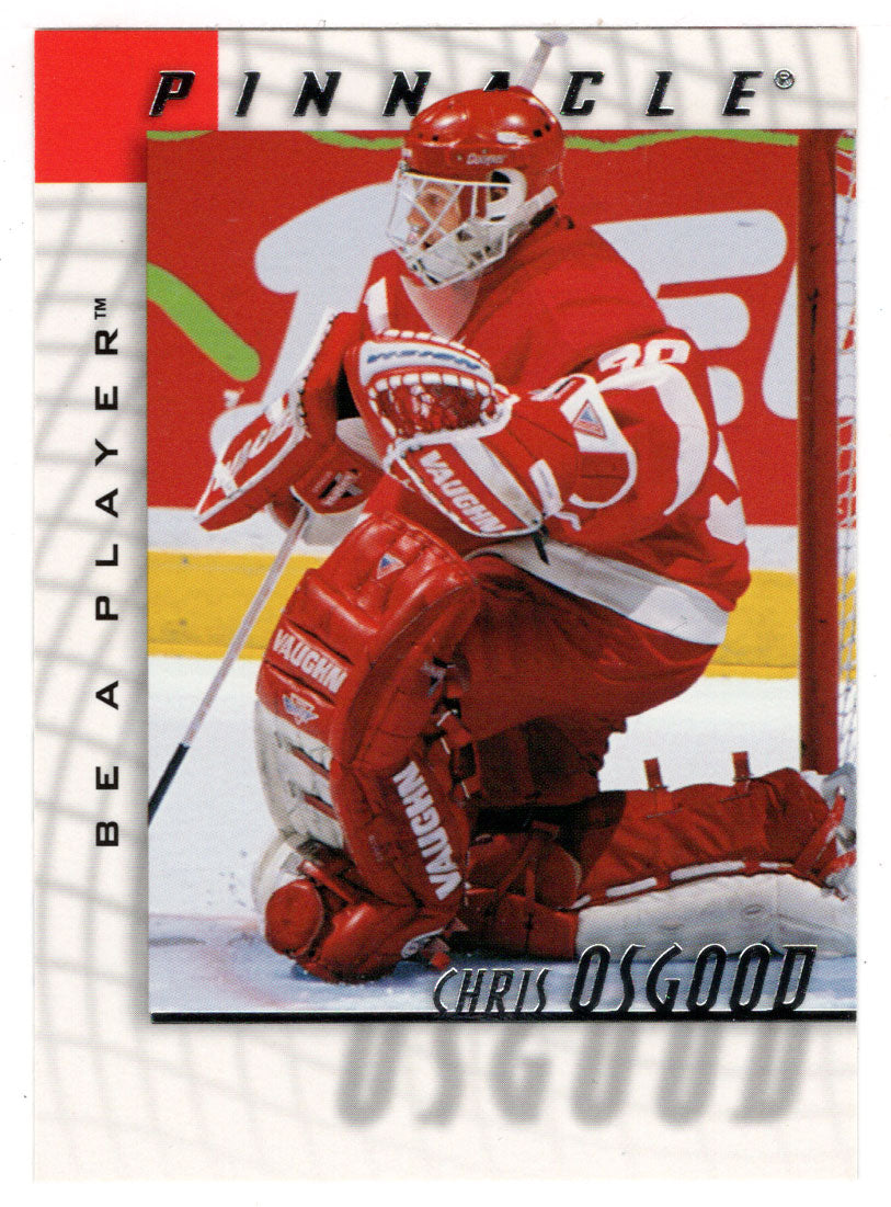 Chris Osgood - Detroit Red Wings (NHL Hockey Card) 1997-98 Be A Player Pinnacle # 25 Mint