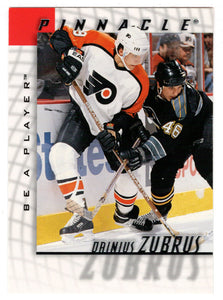 Dainius Zubrus - Philadelphia Flyers (NHL Hockey Card) 1997-98 Be A Player Pinnacle # 26 Mint