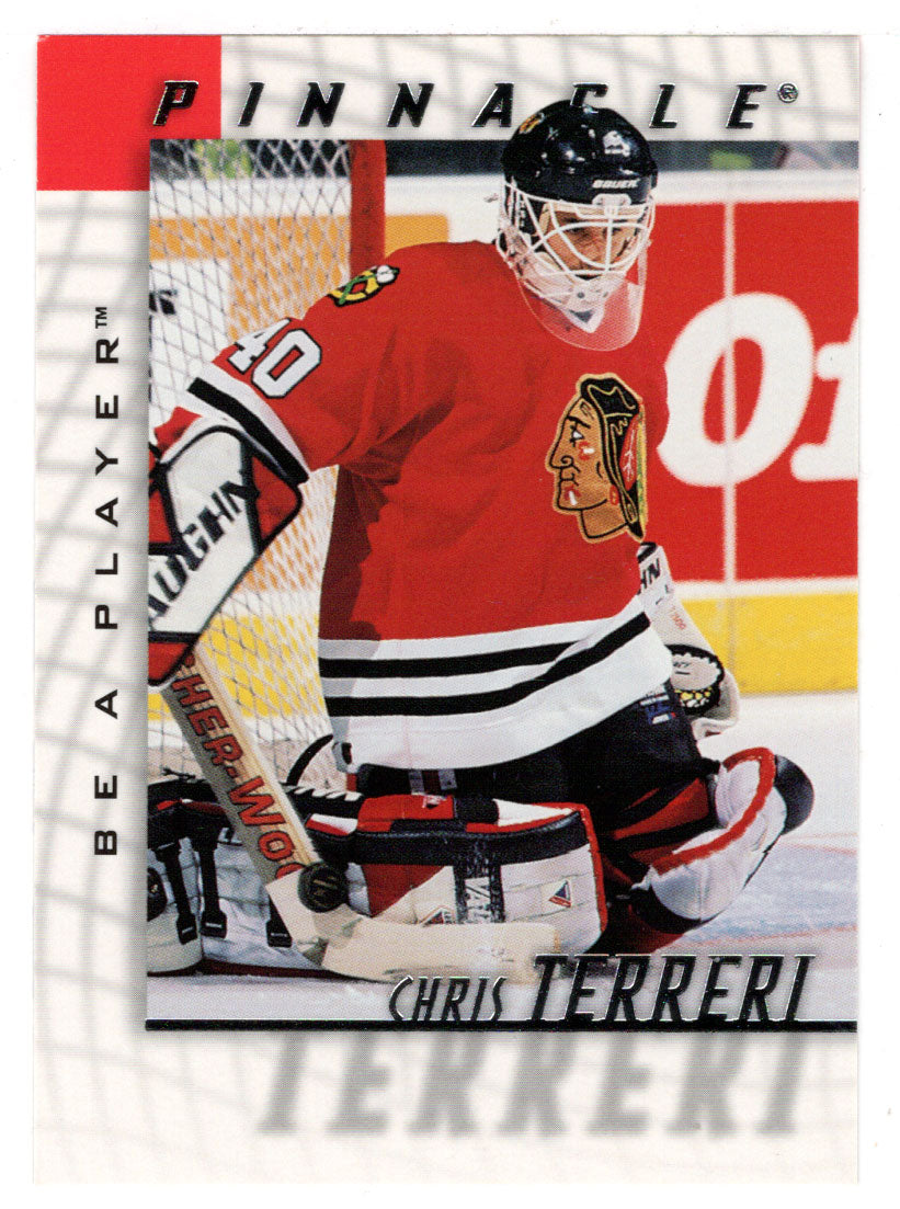 Chris Terreri - Chicago Blackhawks (NHL Hockey Card) 1997-98 Be A Player Pinnacle # 30 Mint