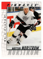 Mattias Norstrom - Los Angeles Kings (NHL Hockey Card) 1997-98 Be A Player Pinnacle # 38 Mint