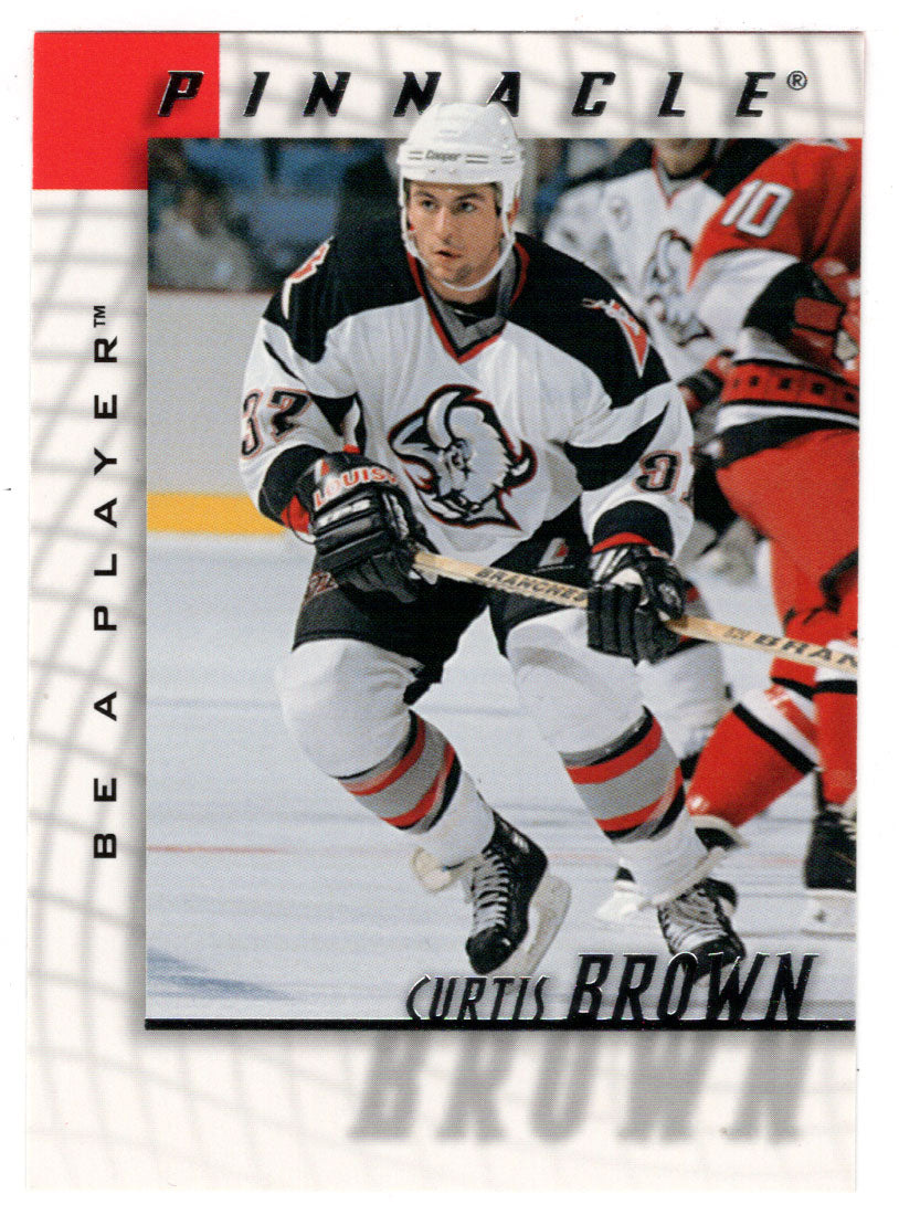 Curtis Brown - Buffalo Sabres (NHL Hockey Card) 1997-98 Be A Player Pinnacle # 53 Mint