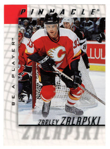 Zarley Zalapski - Calgary Flames (NHL Hockey Card) 1997-98 Be A Player Pinnacle # 68 Mint