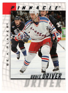 Bruce Driver - New York Rangers (NHL Hockey Card) 1997-98 Be A Player Pinnacle # 87 Mint