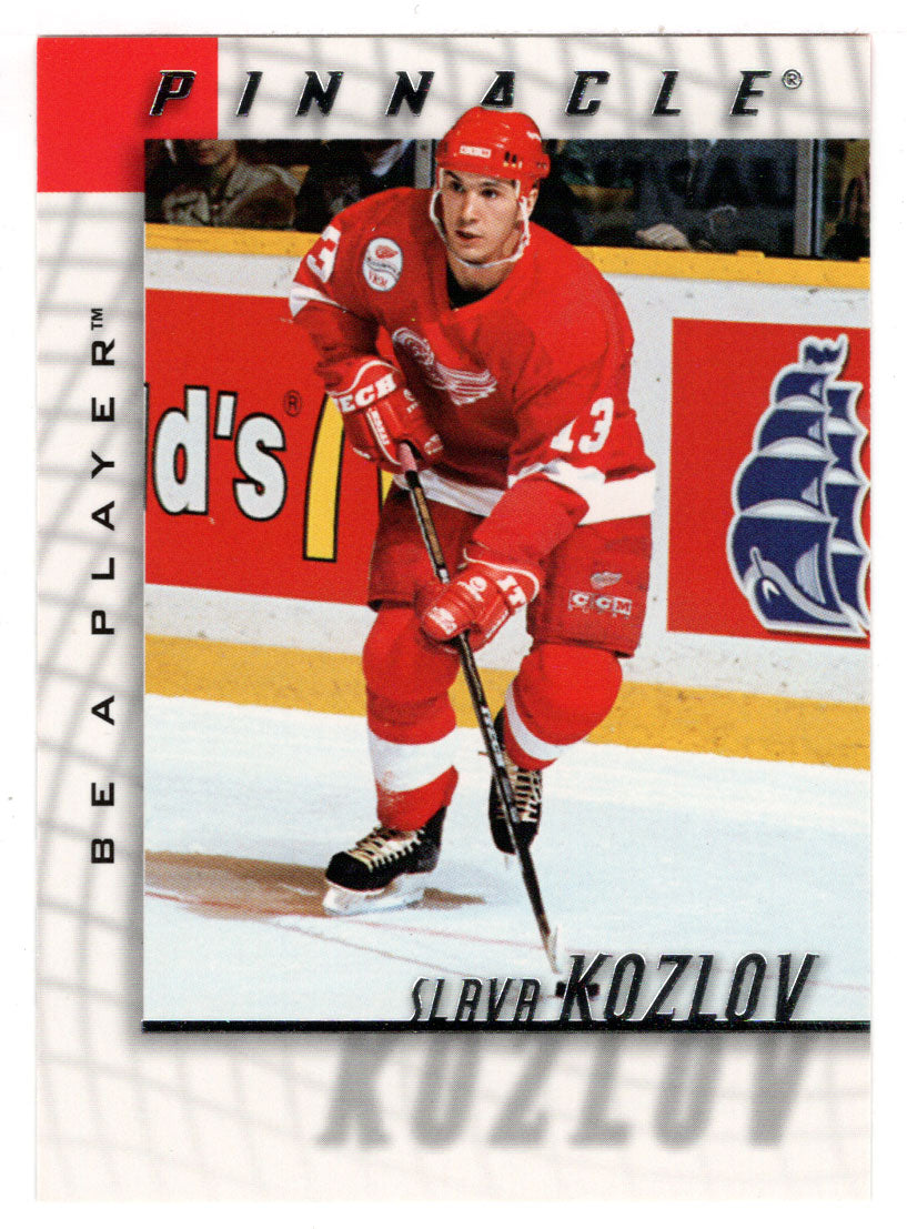 Slava Kozlov - Detroit Red Wings (NHL Hockey Card) 1997-98 Be A Player Pinnacle # 97 Mint