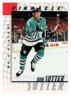 Ron Sutter - San Jose Sharks (NHL Hockey Card) 1997-98 Be A Player Pinnacle # 106 Mint