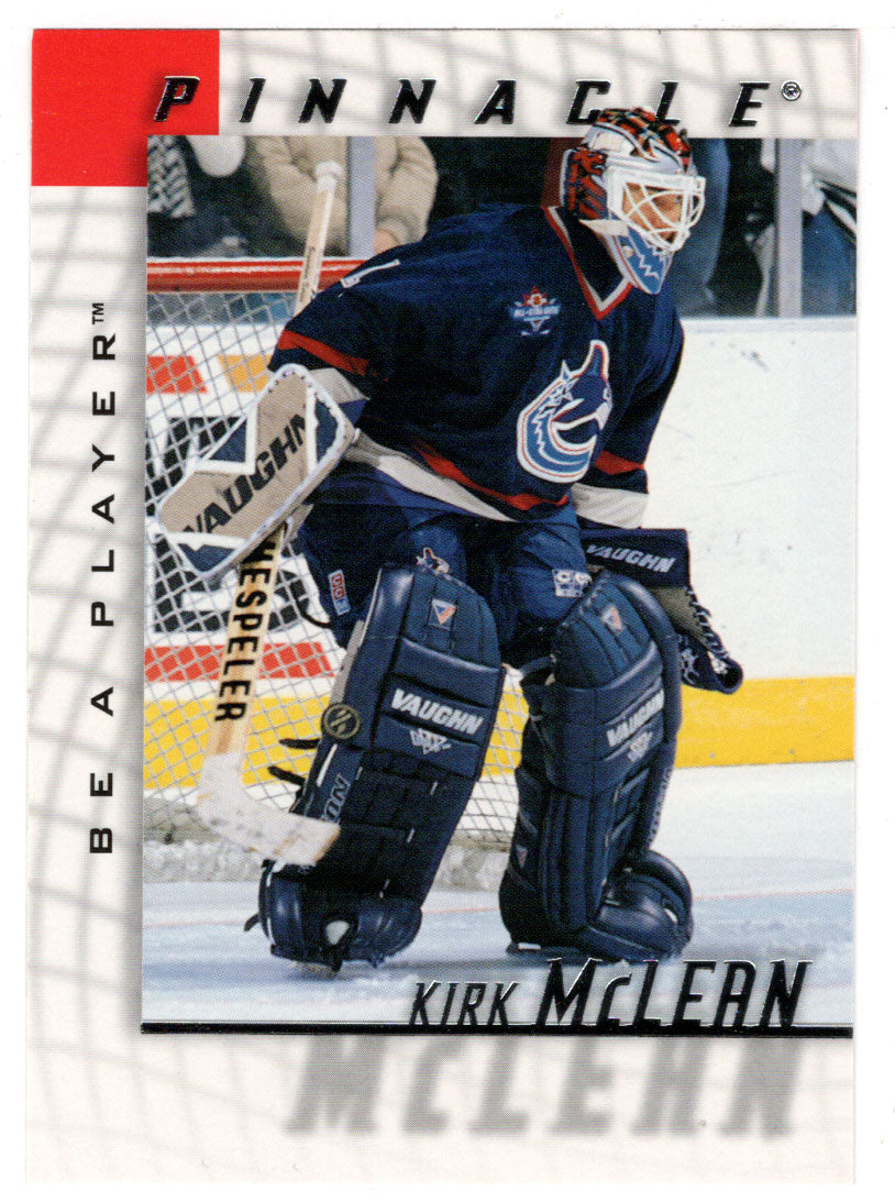 Kirk McLean - Carolina Hurricanes (NHL Hockey Card) 1997-98 Be A Player Pinnacle # 118 Mint