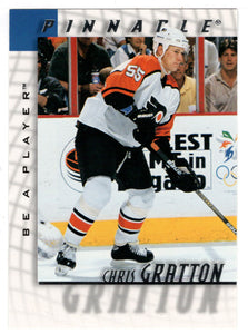 Chris Gratton - Philadelphia Flyers (NHL Hockey Card) 1997-98 Be A Player Pinnacle # 137 Mint