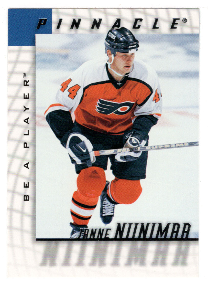 Janne Niinimaa - Philadelphia Flyers (NHL Hockey Card) 1997-98 Be A Player Pinnacle # 144 Mint