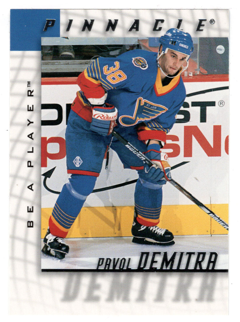Pavol Demitra - St. Louis Blues (NHL Hockey Card) 1997-98 Be A Player Pinnacle # 146 Mint