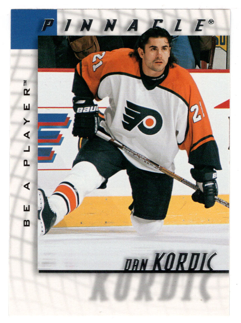 Dan Kordic - Philadelphia Flyers (NHL Hockey Card) 1997-98 Be A Player Pinnacle # 158 Mint