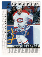 Turner Stevenson - Montreal Canadiens (NHL Hockey Card) 1997-98 Be A Player Pinnacle # 181 Mint