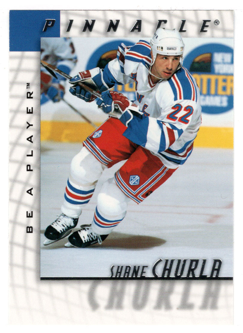 Shane Churla - New York Rangers (NHL Hockey Card) 1997-98 Be A Player Pinnacle # 182 Mint