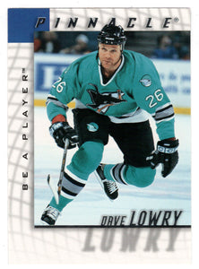 Dave Lowry - San Jose Sharks (NHL Hockey Card) 1997-98 Be A Player Pinnacle # 183 Mint
