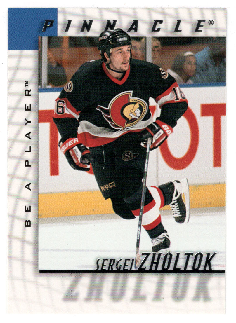 Sergei Zholtok - Ottawa Senators (NHL Hockey Card) 1997-98 Be A Player Pinnacle # 192 Mint