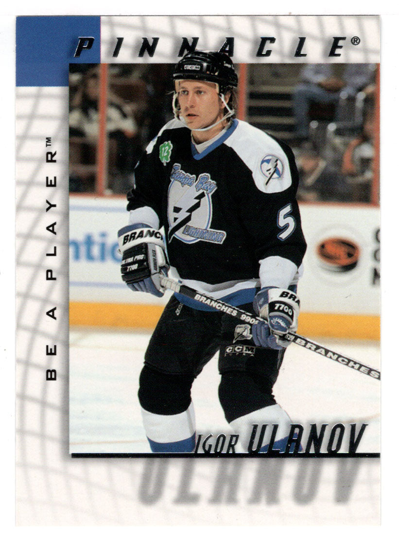Igor Ulanov - Tampa Bay Lightning (NHL Hockey Card) 1997-98 Be A Player Pinnacle # 209 Mint
