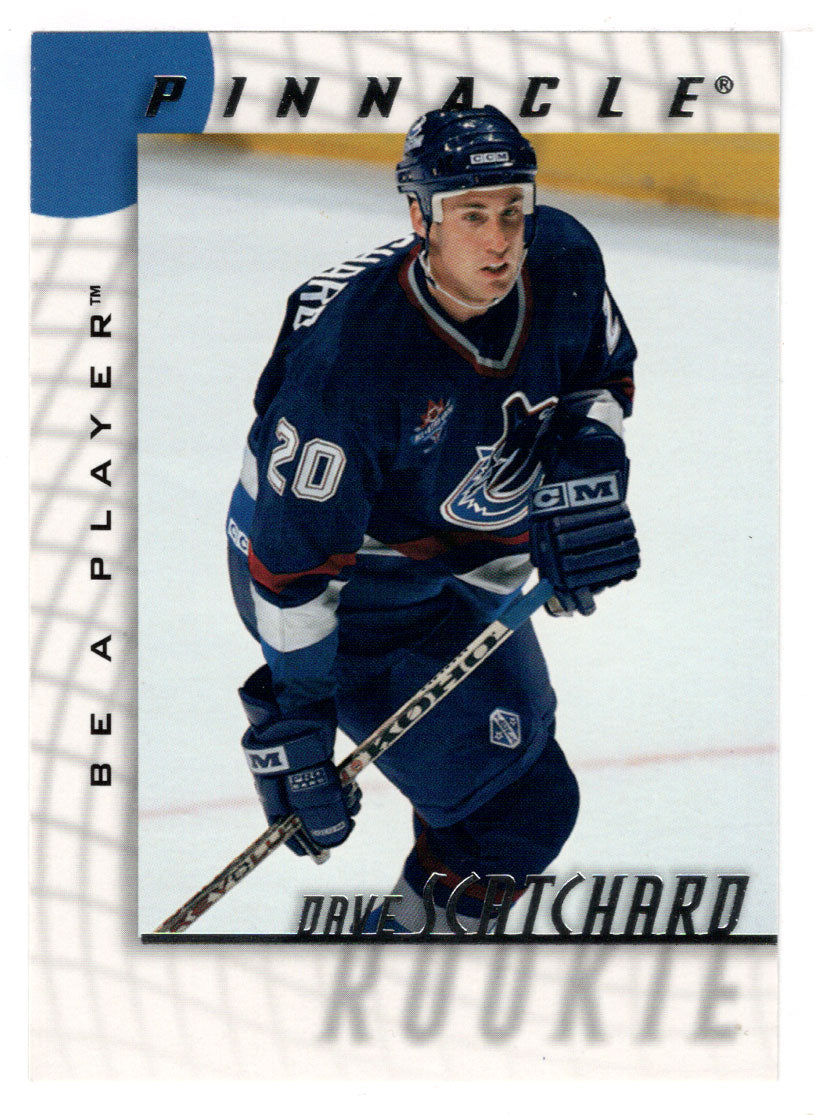 Dave Scatchard RC - Vancouver Canucks (NHL Hockey Card) 1997-98 Be A Player Pinnacle # 234 Mint