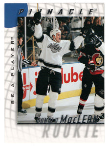 Donald MacLean RC - Los Angeles Kings (NHL Hockey Card) 1997-98 Be A Player Pinnacle # 241 Mint