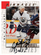 Greg DeVries - Edmonton Oilers (NHL Hockey Card) 1997-98 Be A Player Pinnacle Authentic Autographs # 78 Mint