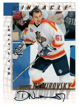 Load image into Gallery viewer, David Nemirovsky - Florida Panthers (NHL Hockey Card) 1997-98 Be A Player Pinnacle Authentic Autographs # 167 Mint

