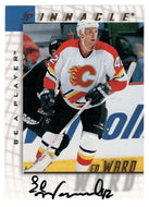 Ed Ward - Calgary Flames (NHL Hockey Card) 1997-98 Be A Player Pinnacle Authentic Autographs # 172 Mint
