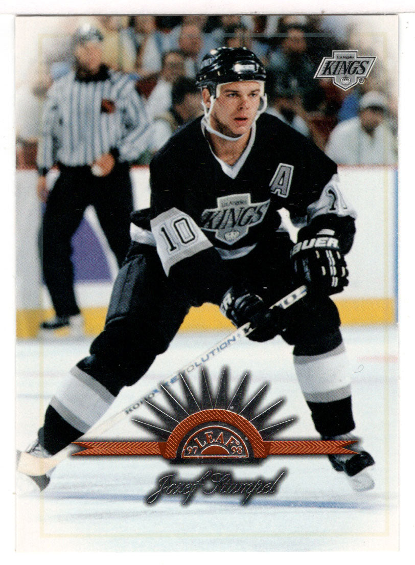 Jozef Stumpel - Los Angeles Kings (NHL Hockey Card) 1997-98 Leaf # 40 Mint