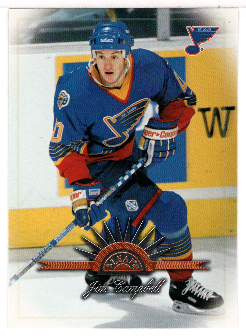 Jim Campbell - St. Louis Blues (NHL Hockey Card) 1997-98 Leaf # 54 Mint