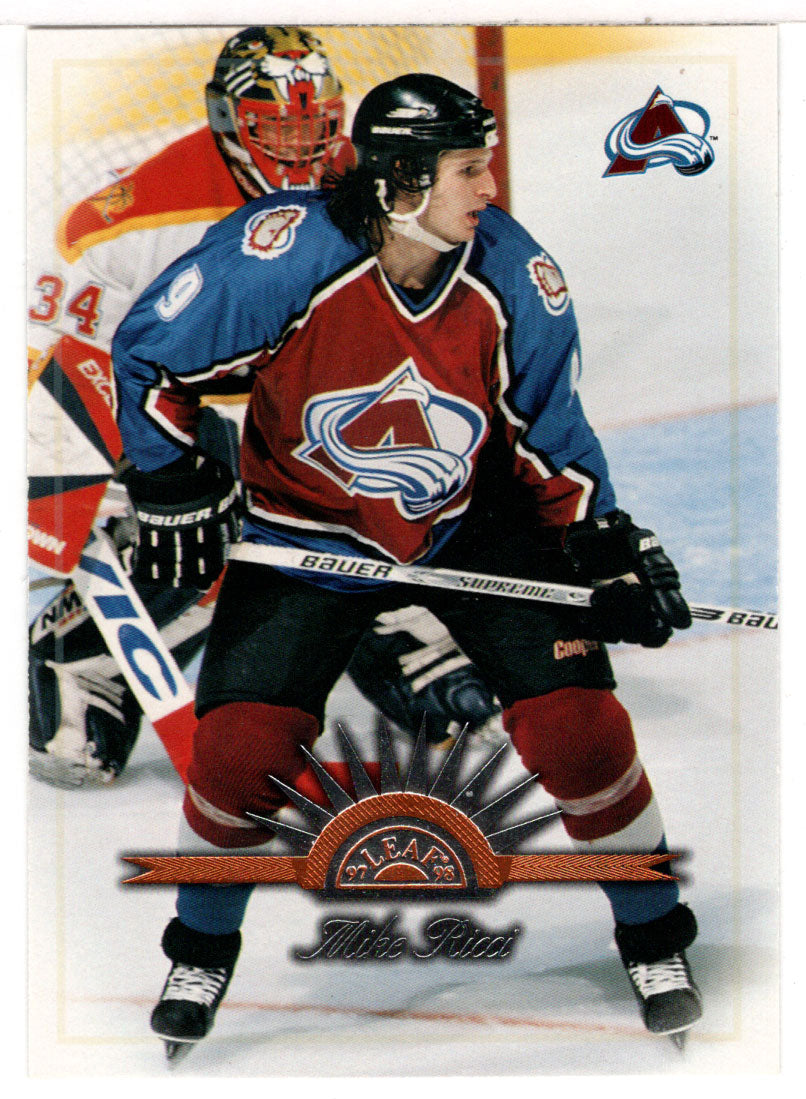 Mike Ricci - Colorado Avalanche (NHL Hockey Card) 1997-98 Leaf # 65 Mint